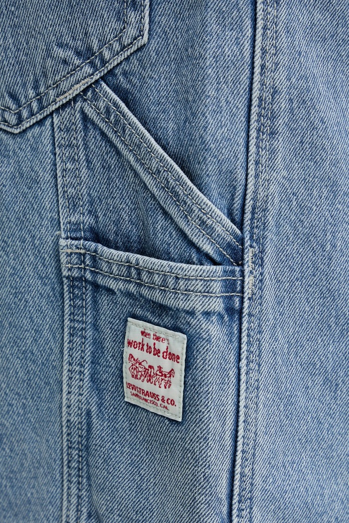 Τζιν σορτς Levi's 568 LOOSE CRPNTR SHORTS μπλε 001K8