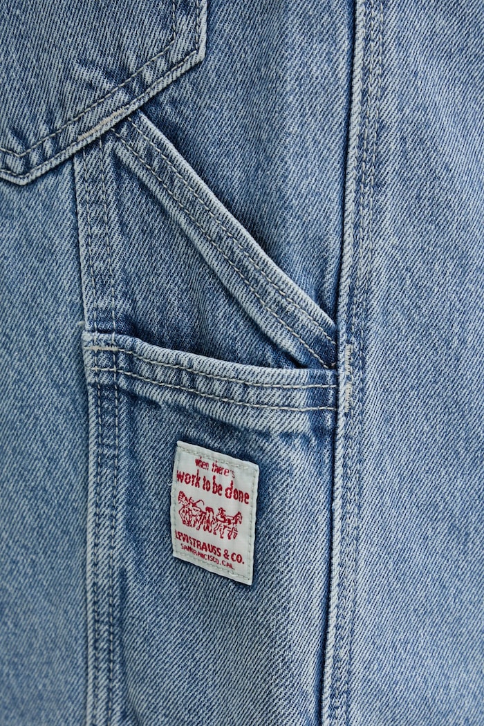 Τζιν σορτς Levi's 568 LOOSE CRPNTR SHORTS μπλε 001K8