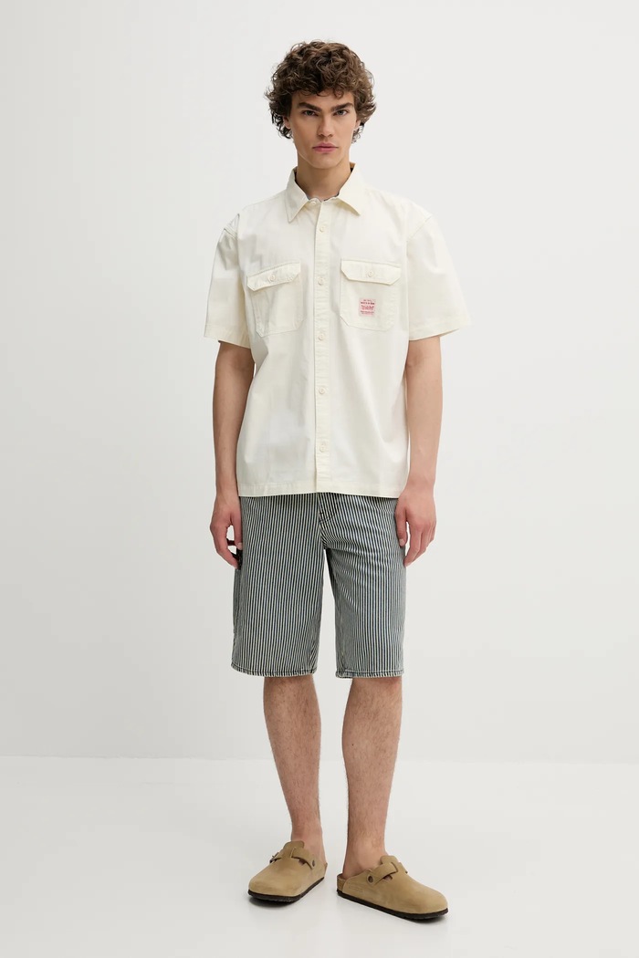 Džínové šortky Levi's 568 LOOSE CRPNTR SHORTS 001K8 modrá SS25
