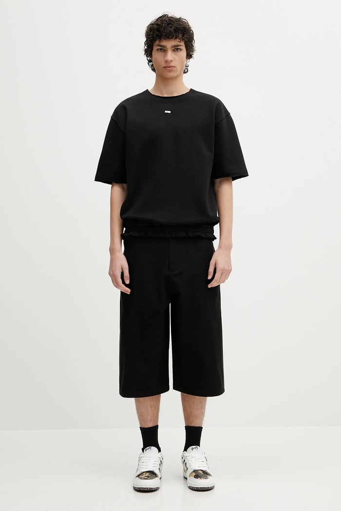 Kratke hlače Ader Error Apparel-Bottom BO01SSBT0102BK crna