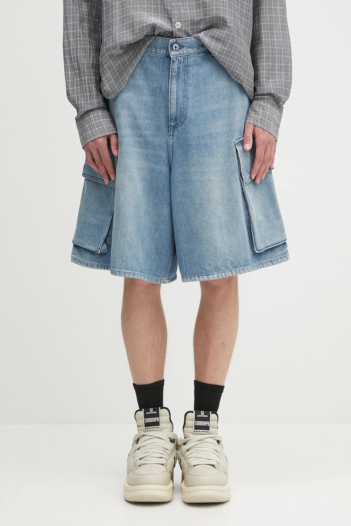 JW Anderson denim shorts Cargo denim blue DT0108.PG1735.804