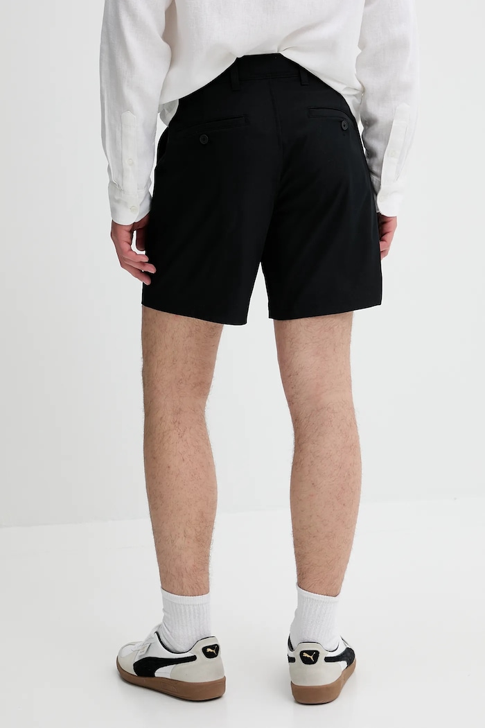 Îmbrăcăminte Abercrombie & Fitch pantaloni scurți KI128.5039.900 negru