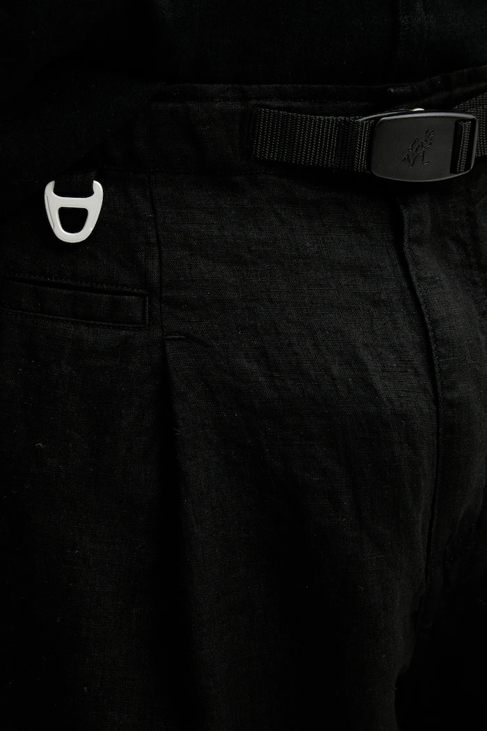 Lanene kratke hlače Undercover Pants crna UC1E4518