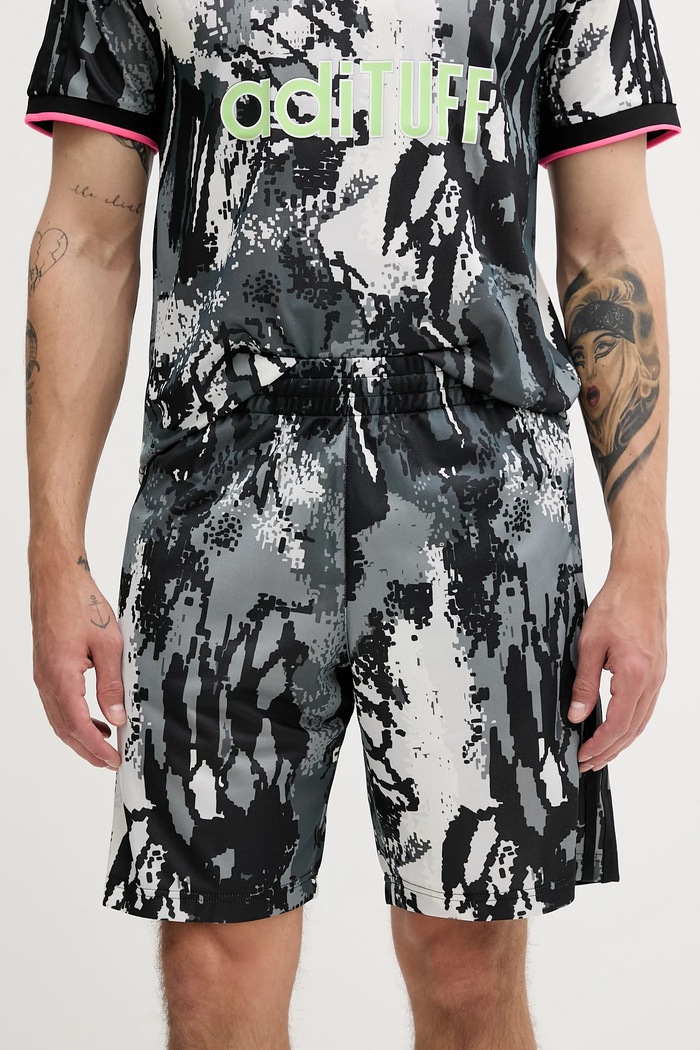 Kratke hlače adidas Originals Archiveaopshort Potisk siva KD4801