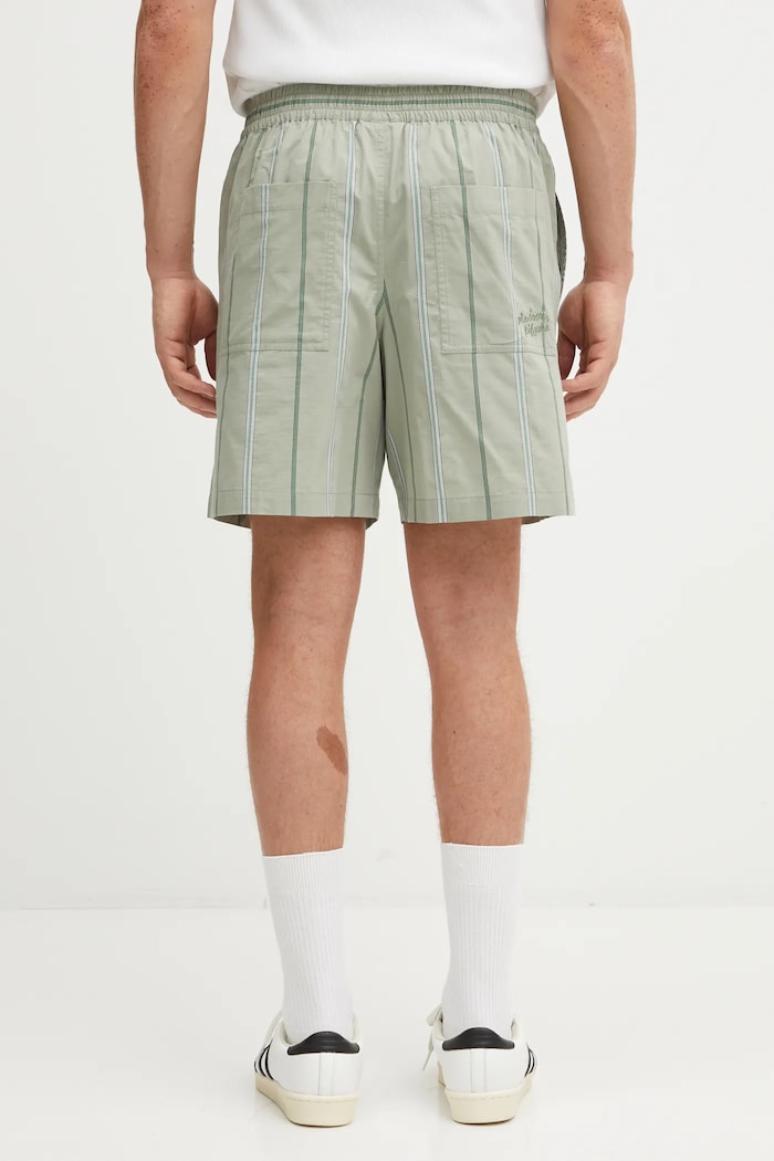 Oblečení Kraťasy Maison Kitsuné Elasticated OM01407WC5029 zelená