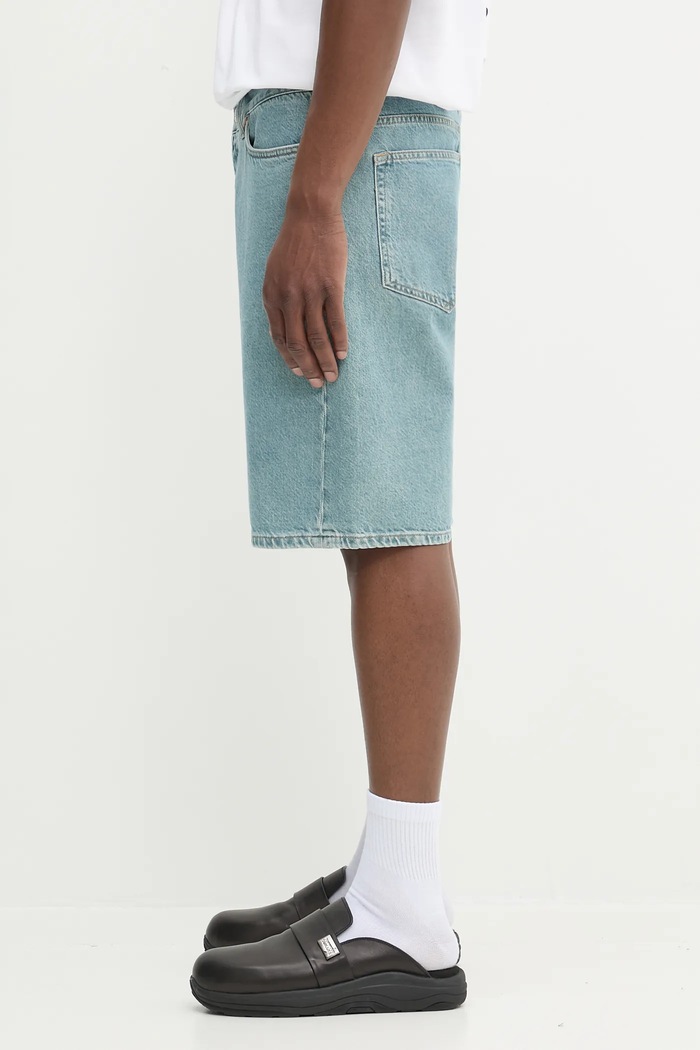 Samsoe Samsoe pantaloni scurți jeans SAEDDIE M25200010 albastru SS25