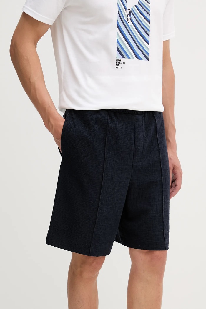 Joop! pantaloni scurți panza bleumarin 30041264