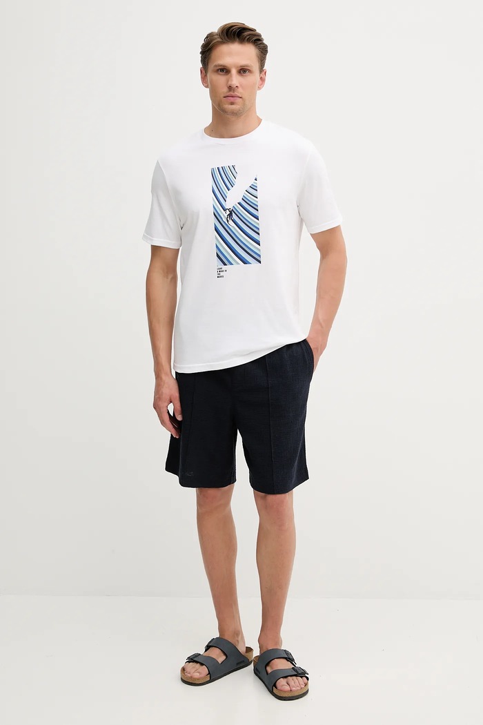 Joop! pantaloni scurți 30041264 bleumarin SS25