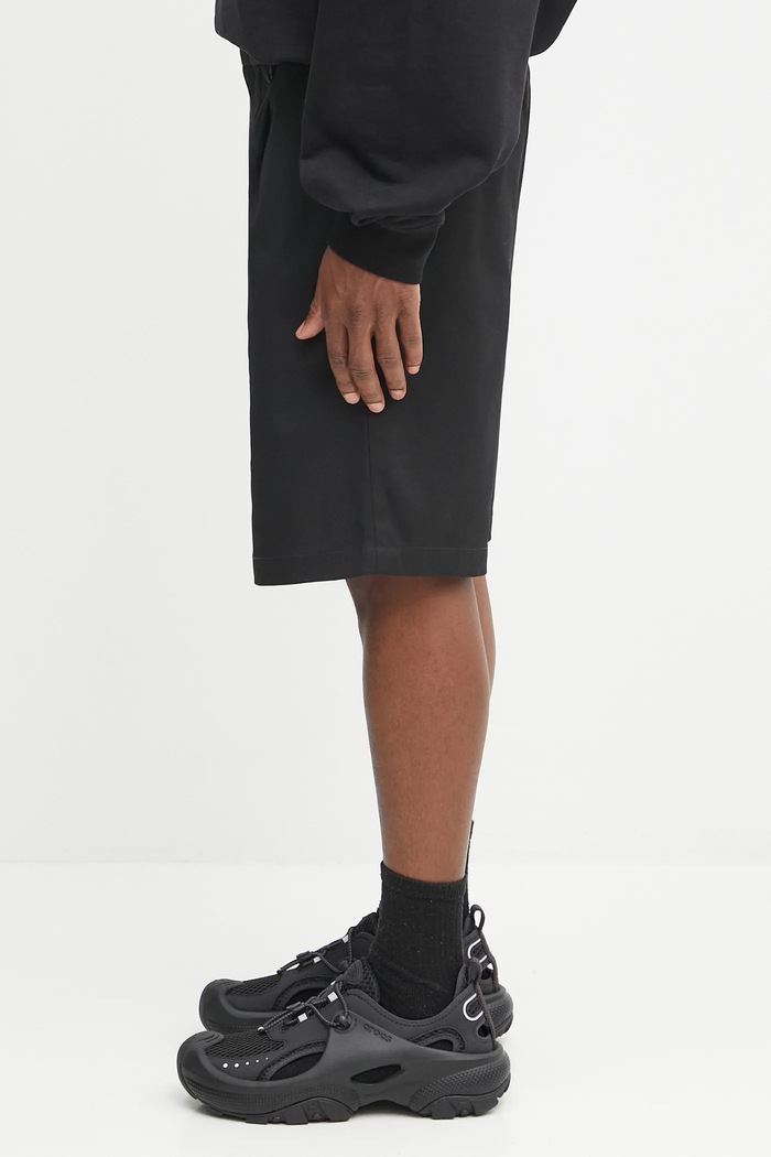 Wacko Maria pantaloni scurți DICKIES / PLEATED SHORT TROUSERS ( TYPE-1 ) 25SS.WMP.DC02 negru SS25