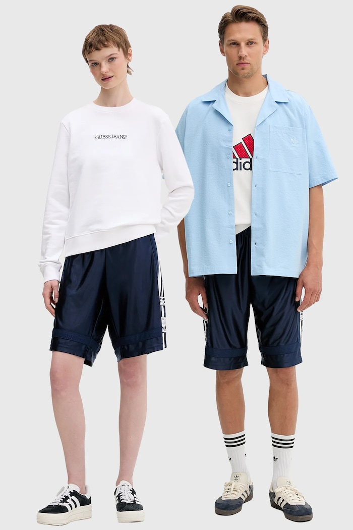 adidas Originals szorty Adibreak Shorts dzianina granatowy JM6691