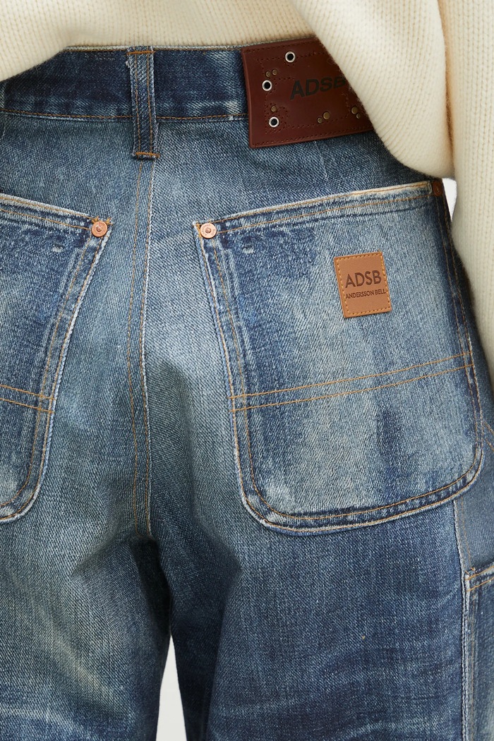 Τζιν σορτς Andersson Bell Denim Trompe L`Oeil Double Knee apa786u
