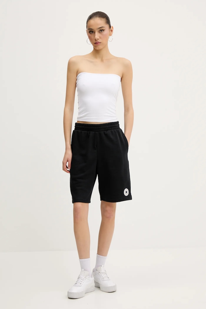 Къс панталон Converse 10026979.A01 черен