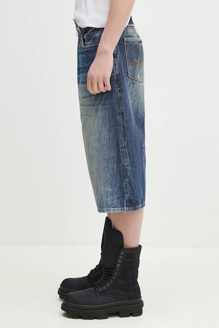 Одяг Джинсові шорти Martine Rose Zip Jean 247WD07515 блакитний