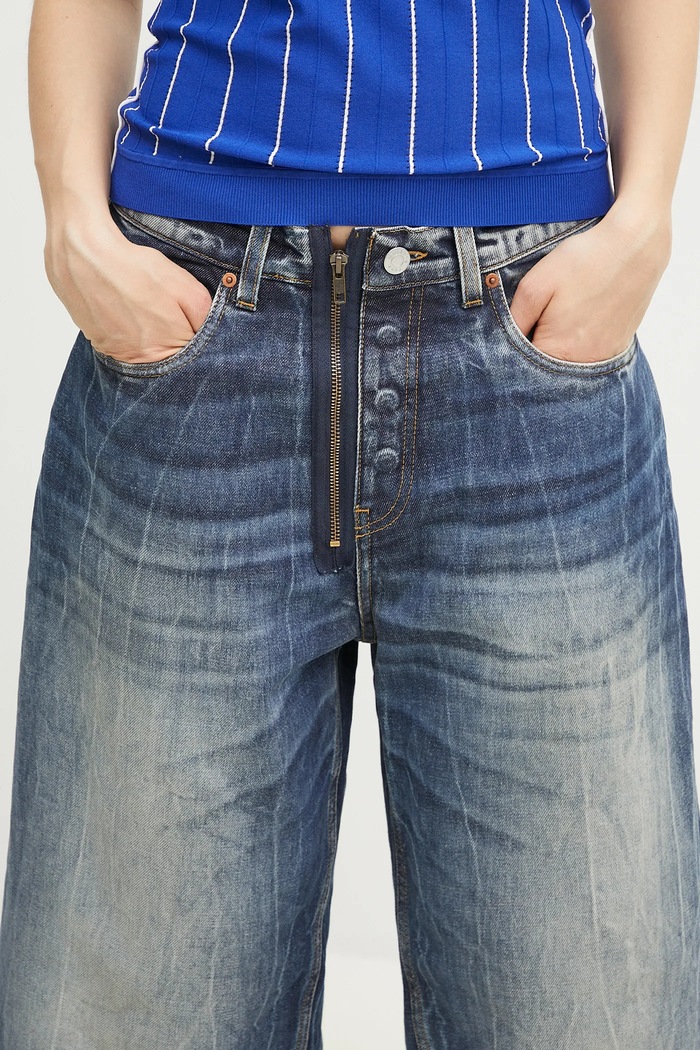 Джинсові шорти Martine Rose Zip Jean 247WD07515