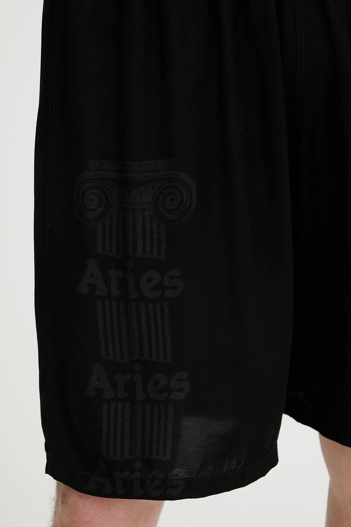 Aries pantaloncini Ancient Column Luxe Shorts AR3080103 nero