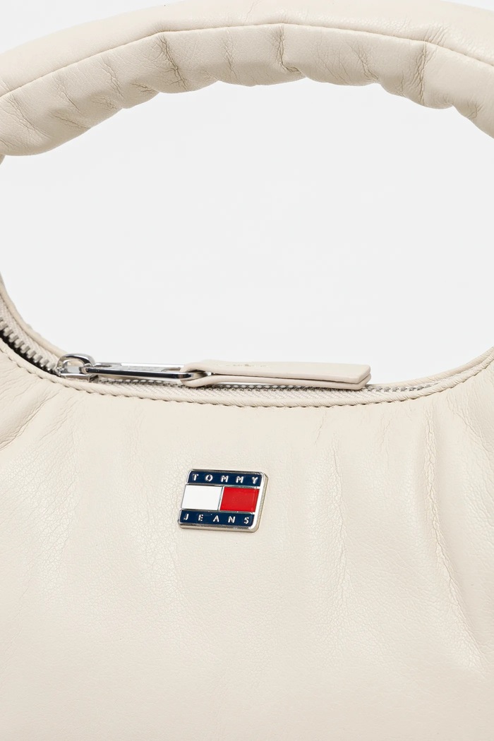 Τσάντα Tommy Jeans AW0AW16976 μπεζ
