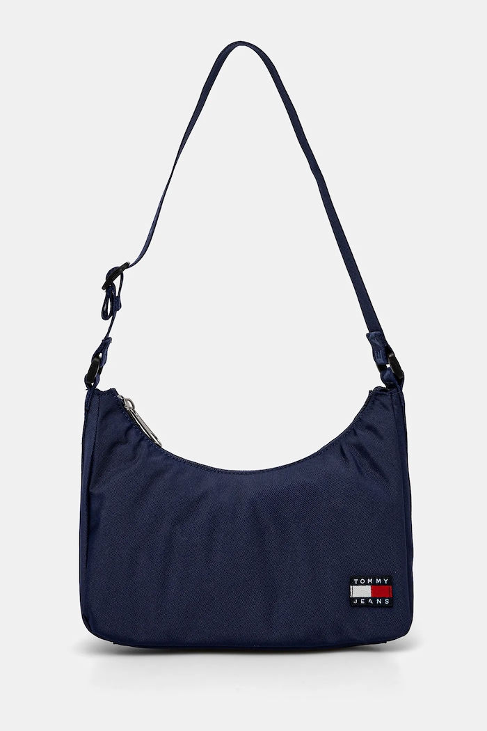 Tommy Jeans kézitáska textil sötétkék AW0AW16958