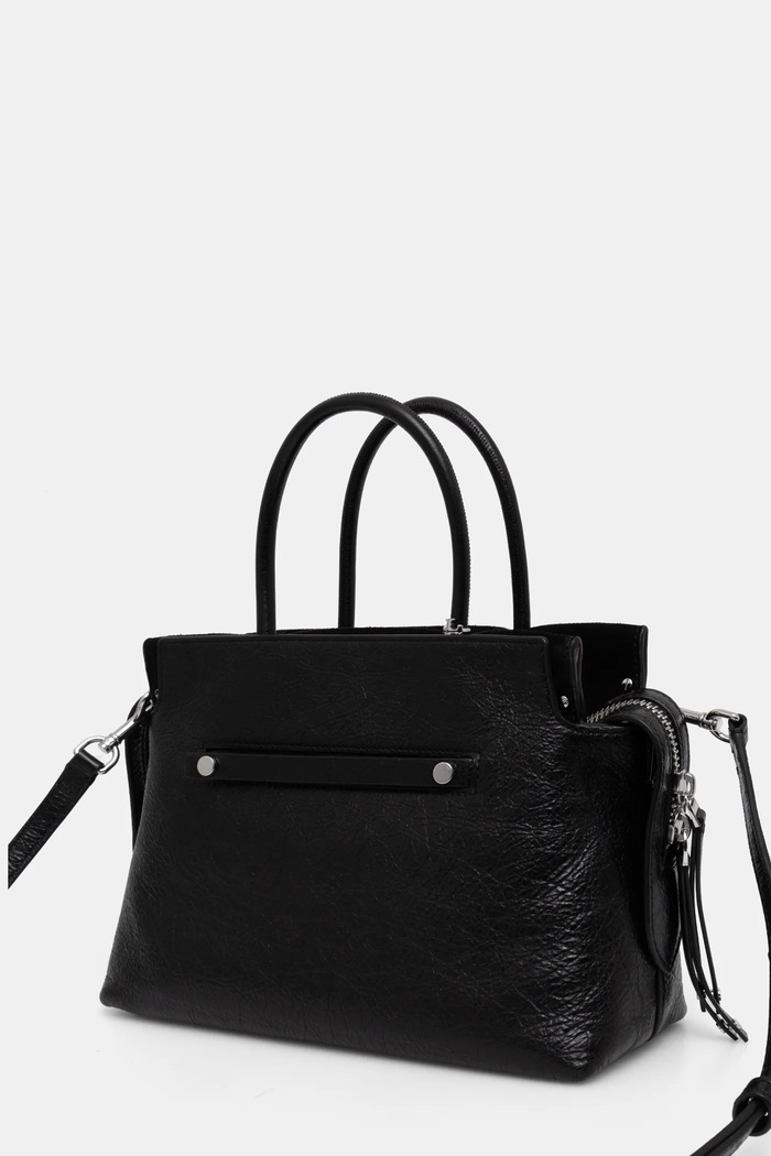 Αξεσουάρ Δερμάτινη τσάντα Tory Burch Mercer 165150.001 μαύρο