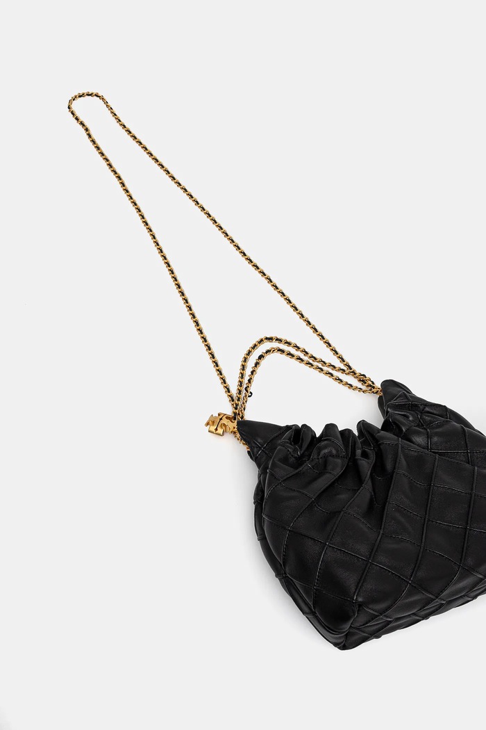 Torba Tory Burch Fleming crna 162451.001