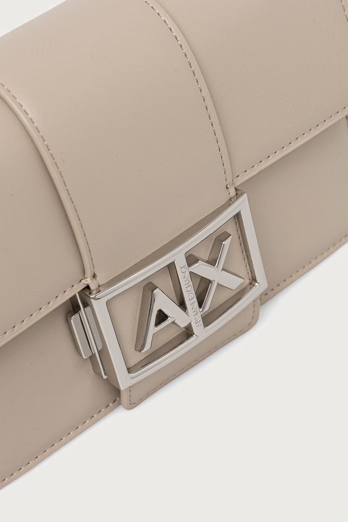 Armani Exchange kabelka přes rameno dámská z imitace kůže béžová XW000071.AF12039