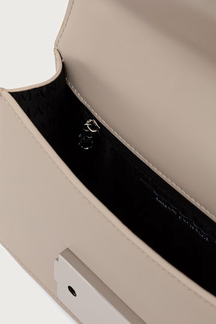 Armani Exchange kabelka přes rameno dámská z imitace kůže XW000071.AF12039 béžová