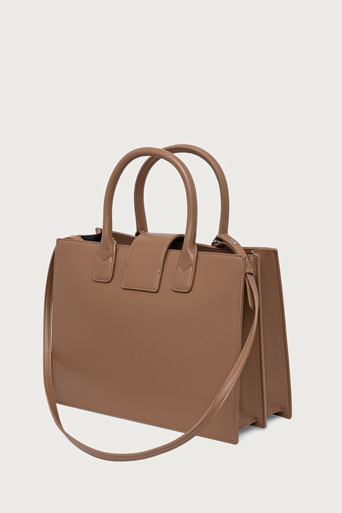 Doplnky Armani Exchange kabelka typu shopper dámska z imitácie kože XW000305.AF12039 béžová