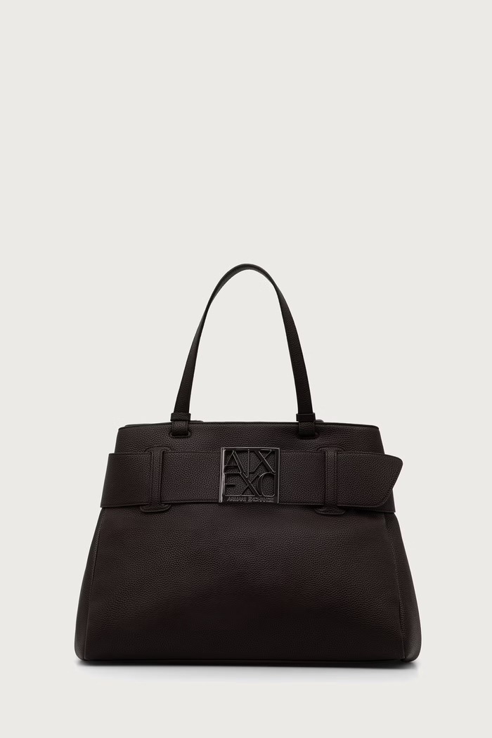 Armani Exchange shopper torba za žene od imitacije kože smeđa XW000284.AF11902