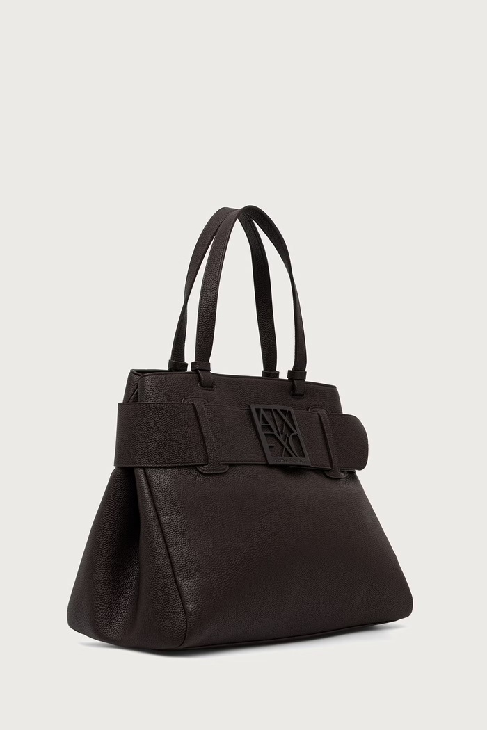Armani Exchange shopper torba za žene od imitacije kože XW000284.AF11902 smeđa AA00