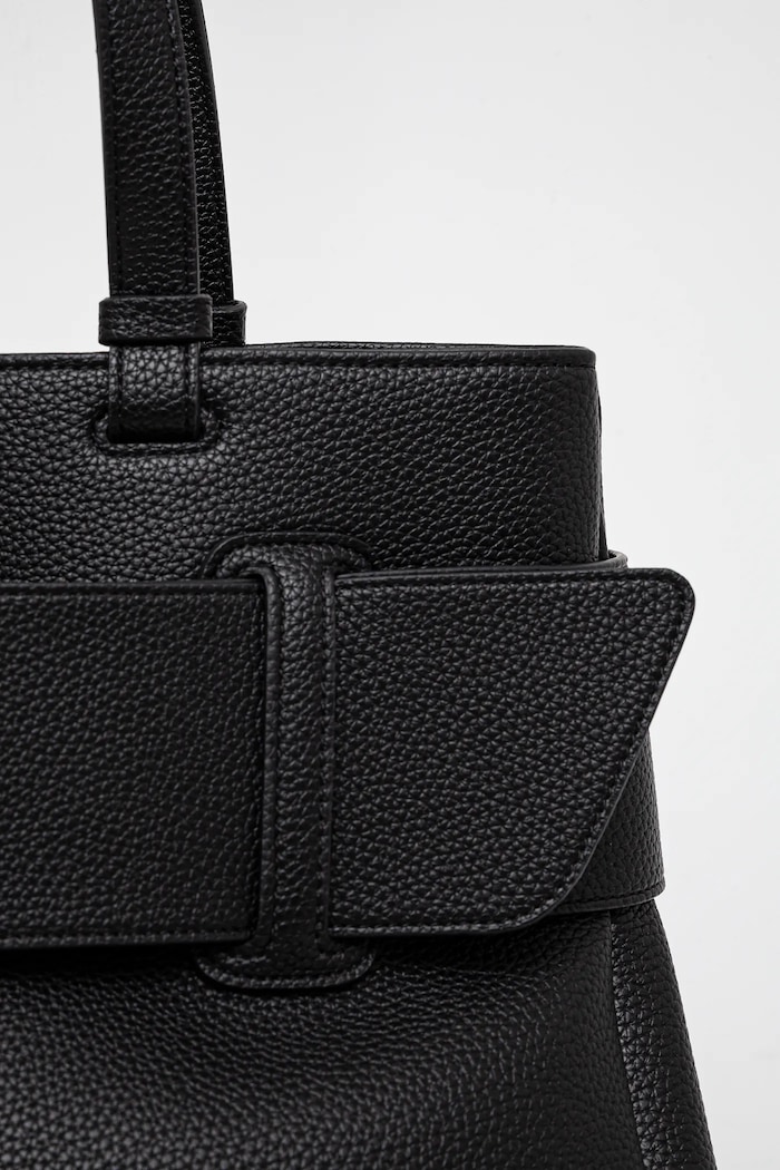 Armani Exchange kabelka typu shopper dámska z imitácie kože čierna XW000284.AF11902