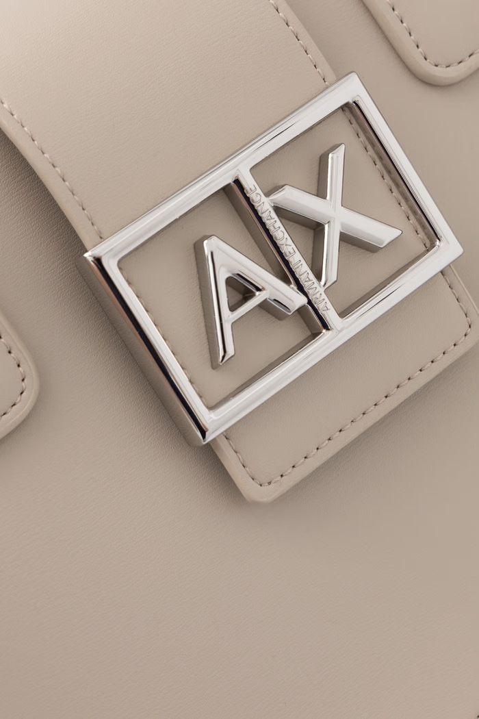 Armani Exchange kabelka dámska z imitácie kože béžová XW000306.AF12039