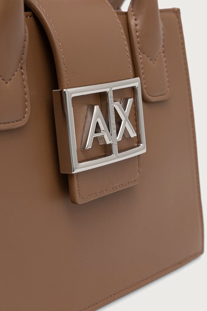 Armani Exchange чанта дамска от имитация на кожа бежов XW000306.AF12039