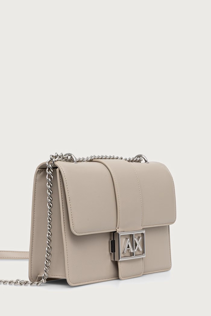 Armani Exchange crossbody kabelka dámská z imitace kůže XW000070.AF12039 béžová SS26