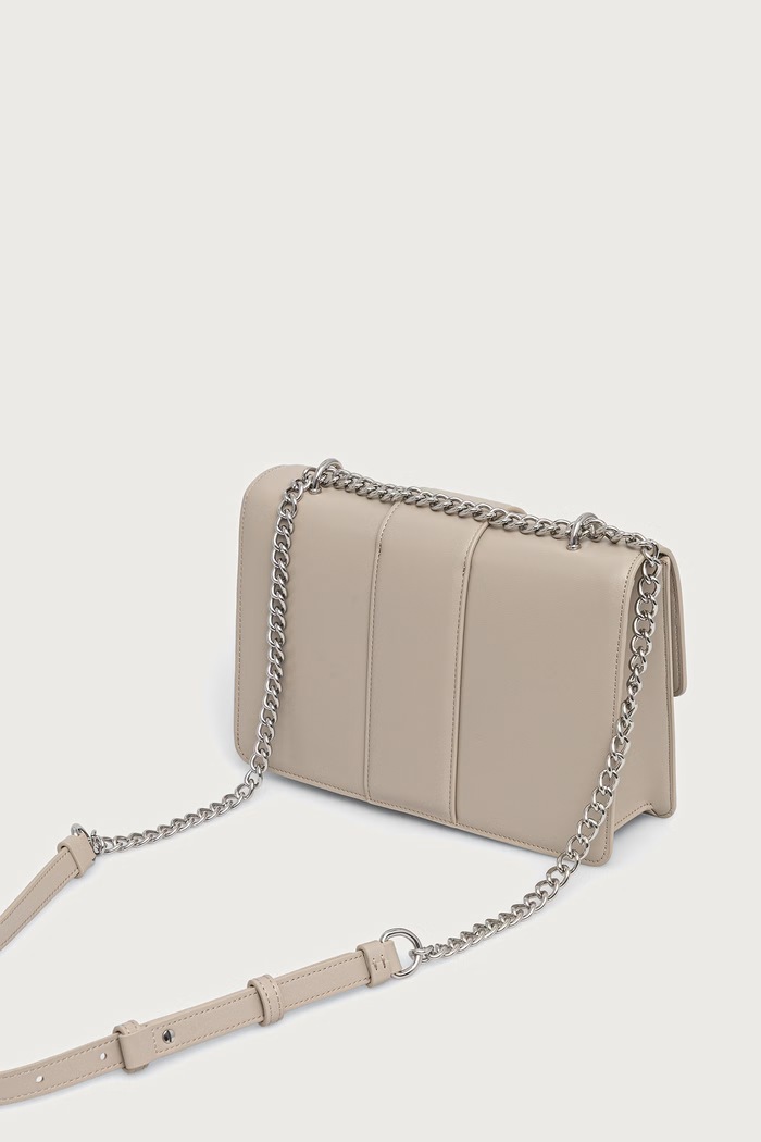 Doplňky Armani Exchange crossbody kabelka dámská z imitace kůže XW000070.AF12039 béžová