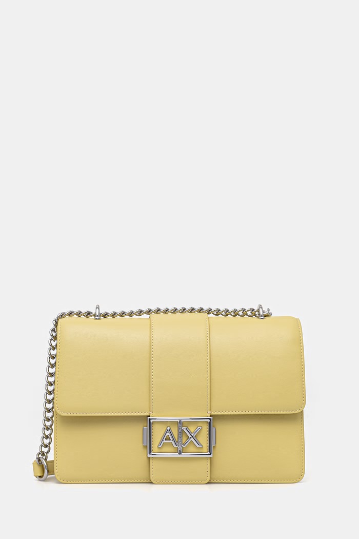 Kabelka Armani Exchange jednofarebný žltá XW000070.AF12039