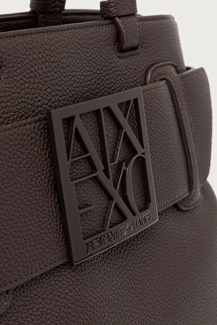 Armani Exchange torba za žene od imitacije kože smeđa XW000285.AF11902