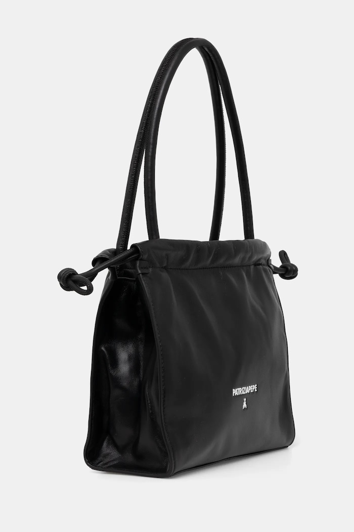 Patrizia Pepe geantă de piele 8B0251.L147 negru SS25