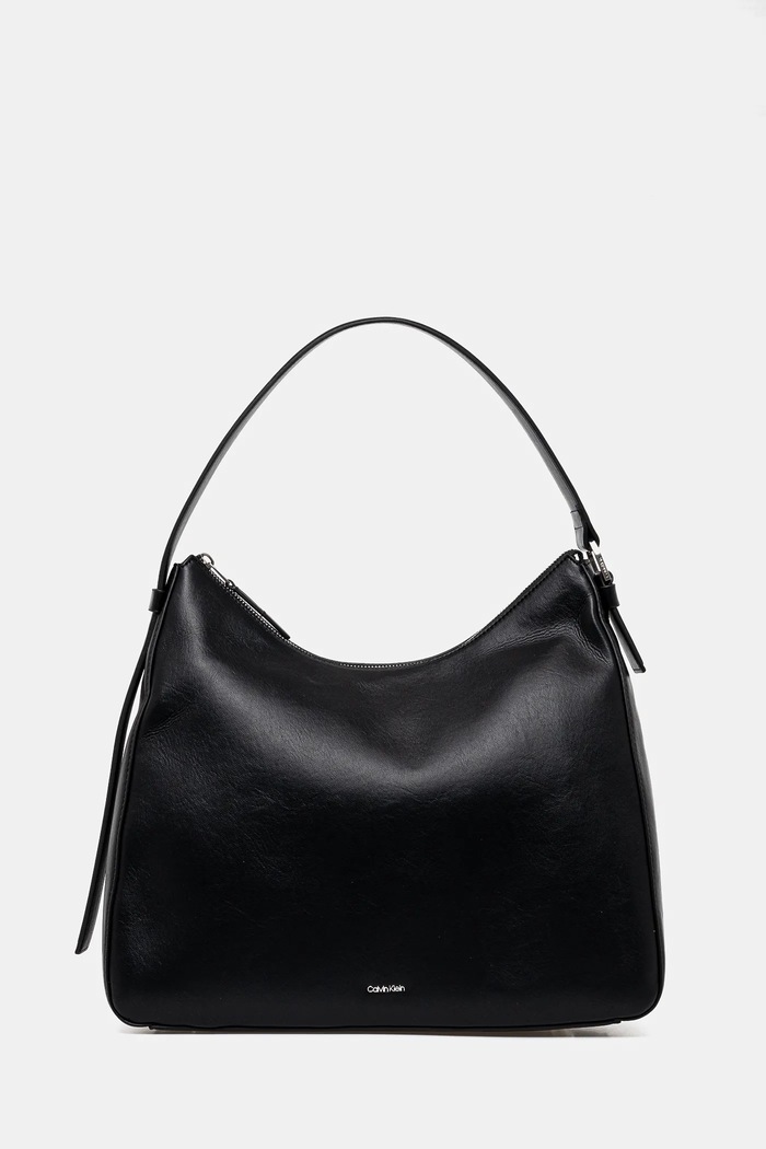 Kabelka Calvin Klein hladký černá K60K612766