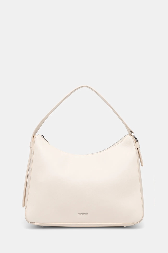 Kabelka Calvin Klein imitácia kože béžová K60K612770
