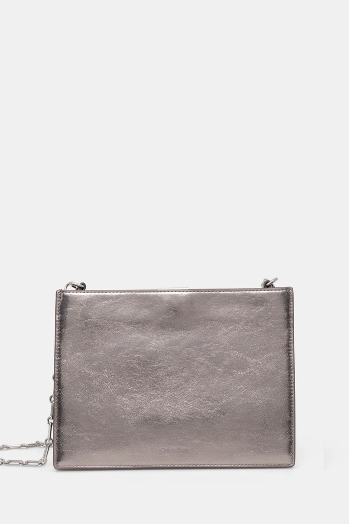 Calvin Klein Kabelka Calvin Klein stříbrná K60K612793