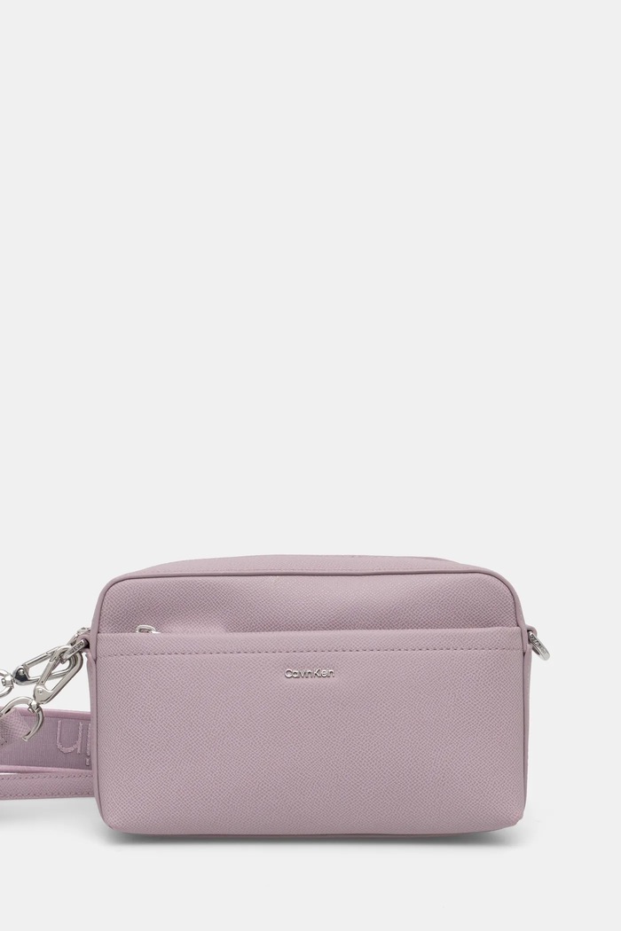 Kabelka Calvin Klein hladký fialová K60K612802