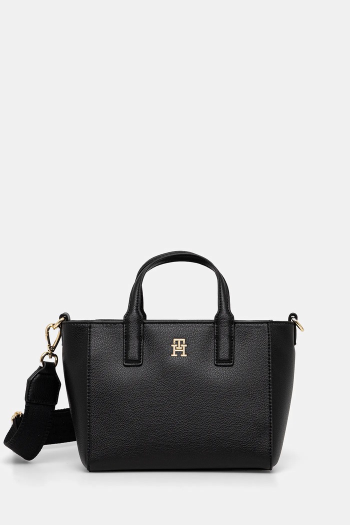 Kabelka Tommy Hilfiger nevejde se A4 černá AW0AW16907