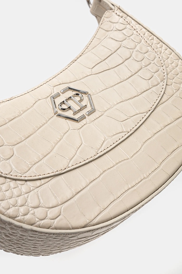 Philipp Plein poseta de piele bej SAEA.WBA2064.PLE010N