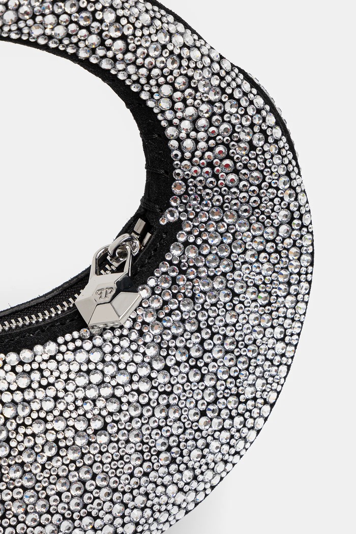 Αξεσουάρ Δερμάτινη τσάντα Philipp Plein PAEA.WBA2096.PLE009N ασημί