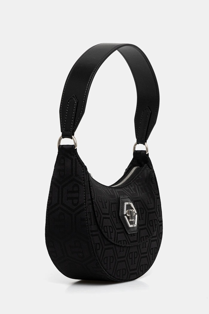 Τσάντα Philipp Plein PAEA.WBA2104.PTE021N μαύρο SS25
