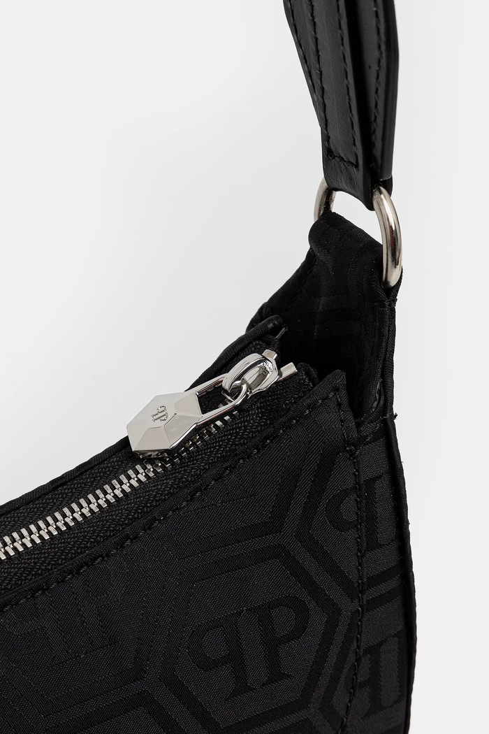 Τσάντα Philipp Plein μαύρο PAEA.WBA2104.PTE021N