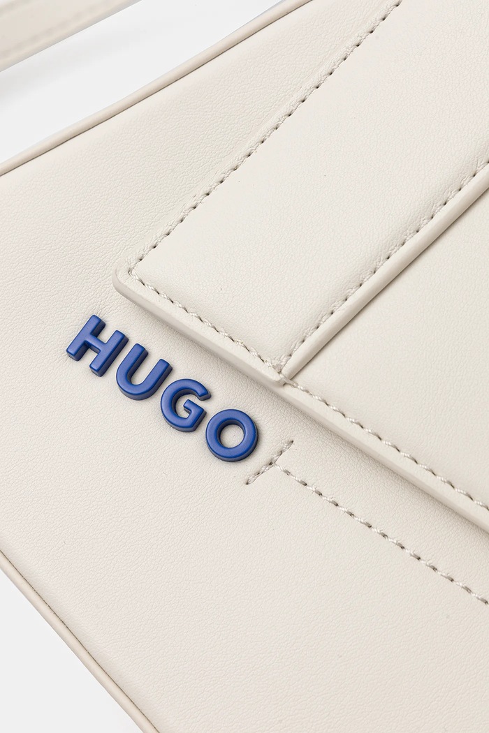 Geantă Lylah Top Handle HUGO Blue 50535827 bej