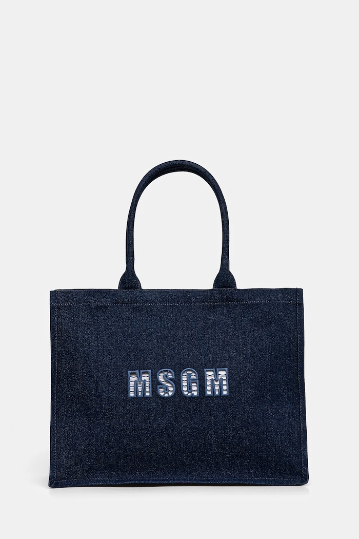 Kabelka MSGM nášivka námořnická modř 3841MDZ75.449