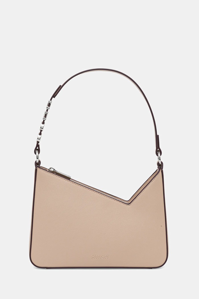 Чанта HUGO Mel Shoulder Bag бежов 50536988