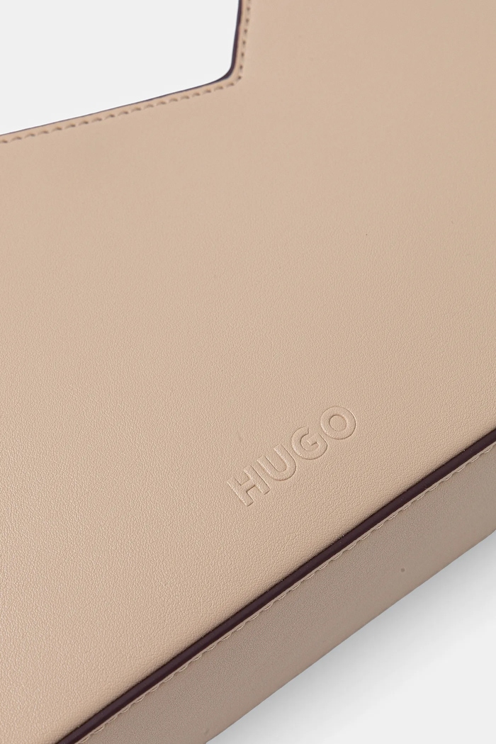 Чанта HUGO Mel Shoulder Bag 50536988 бежов