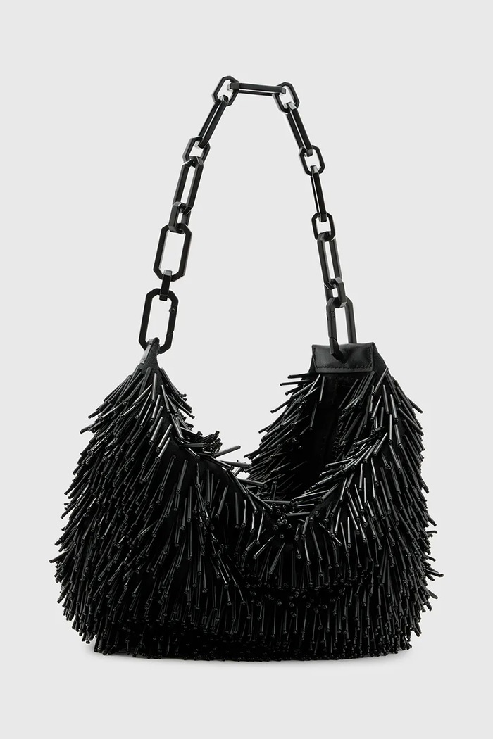 Torba AllSaints MADEA CHAIN W399XB crna